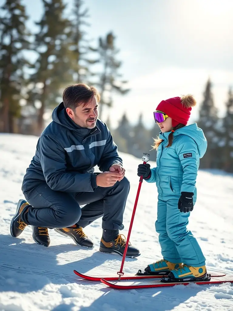 A coach providing guidance and instruction to an athlete during a javelin throwing practice session.